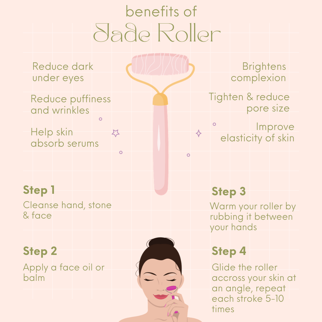 Rose Quartz Face Roller