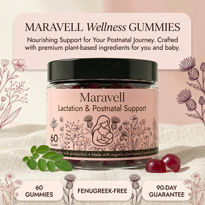 Maravell Lactation Gummies for Low Milk Supply